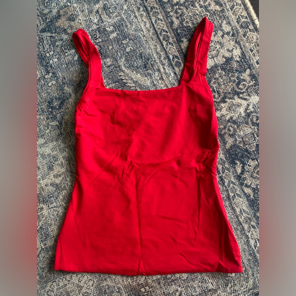 Kookai Red Fitted Tank Top